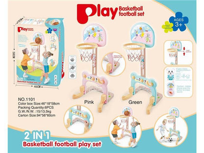 Basketbal en Voetbal speelset