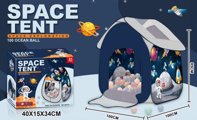 Speeltent Astronaut incl 100 ballen