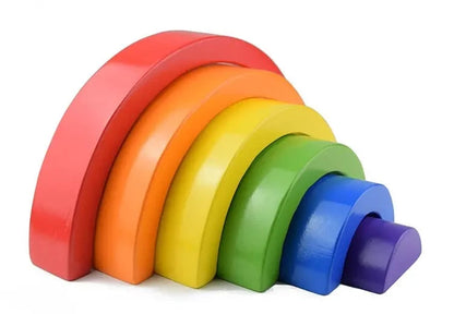 Houten regenboog